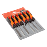 Limas con empuñadura de 4", 6pz Bahco