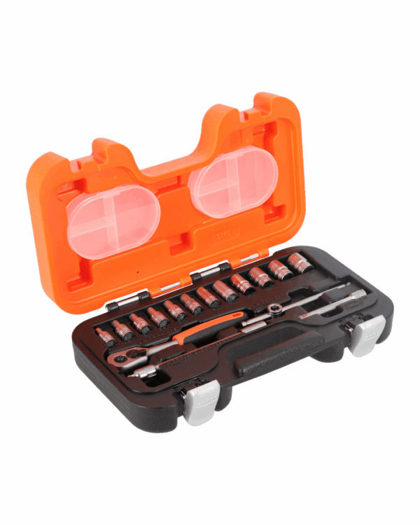 Dados y accesorios m1/4", 16pz Bahco