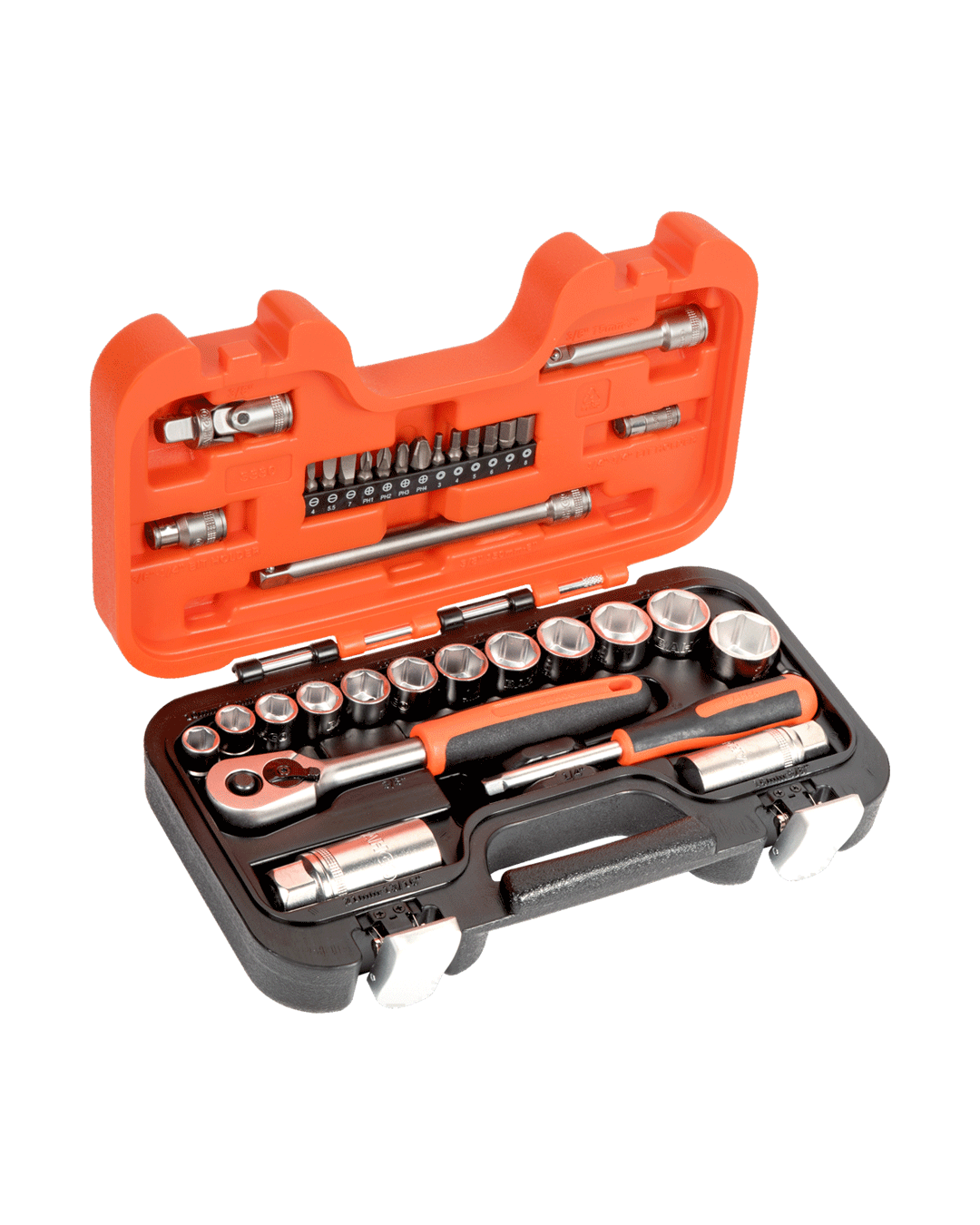 Dados y accesorios m1/4" y 3/8", 34pz Bahco - Image 4