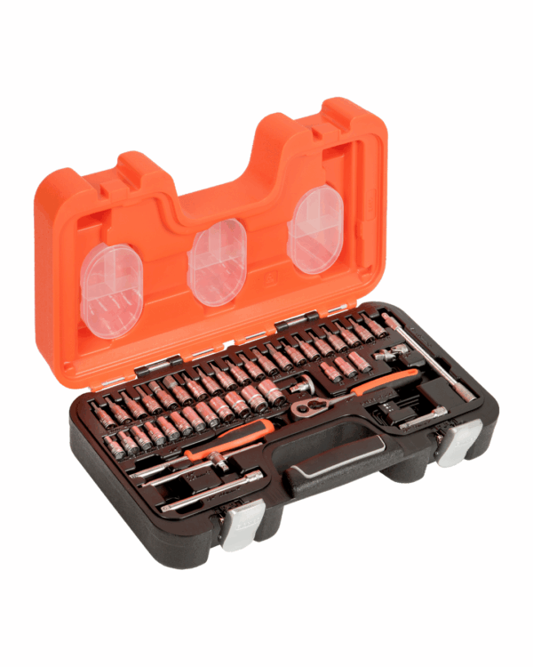 Dados y accesorios m1/4", 46pz Bahco