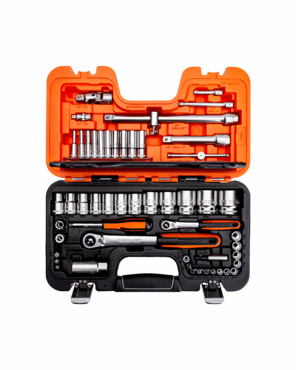 Dados y accesorios m1/4" y 1/2", 56pz Bahco