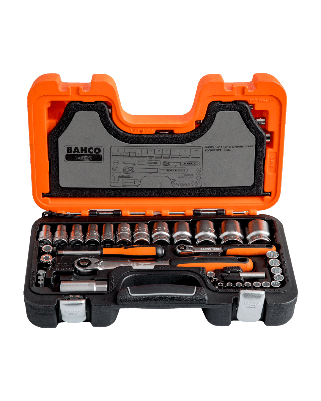Dados y accesorios m1/4" y 1/2", 56pz Bahco - Image 5