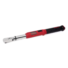Llave de torque digital Snap-on ATECH2F125RB TechAngle® de cabeza flexible 3/8" color rojo.