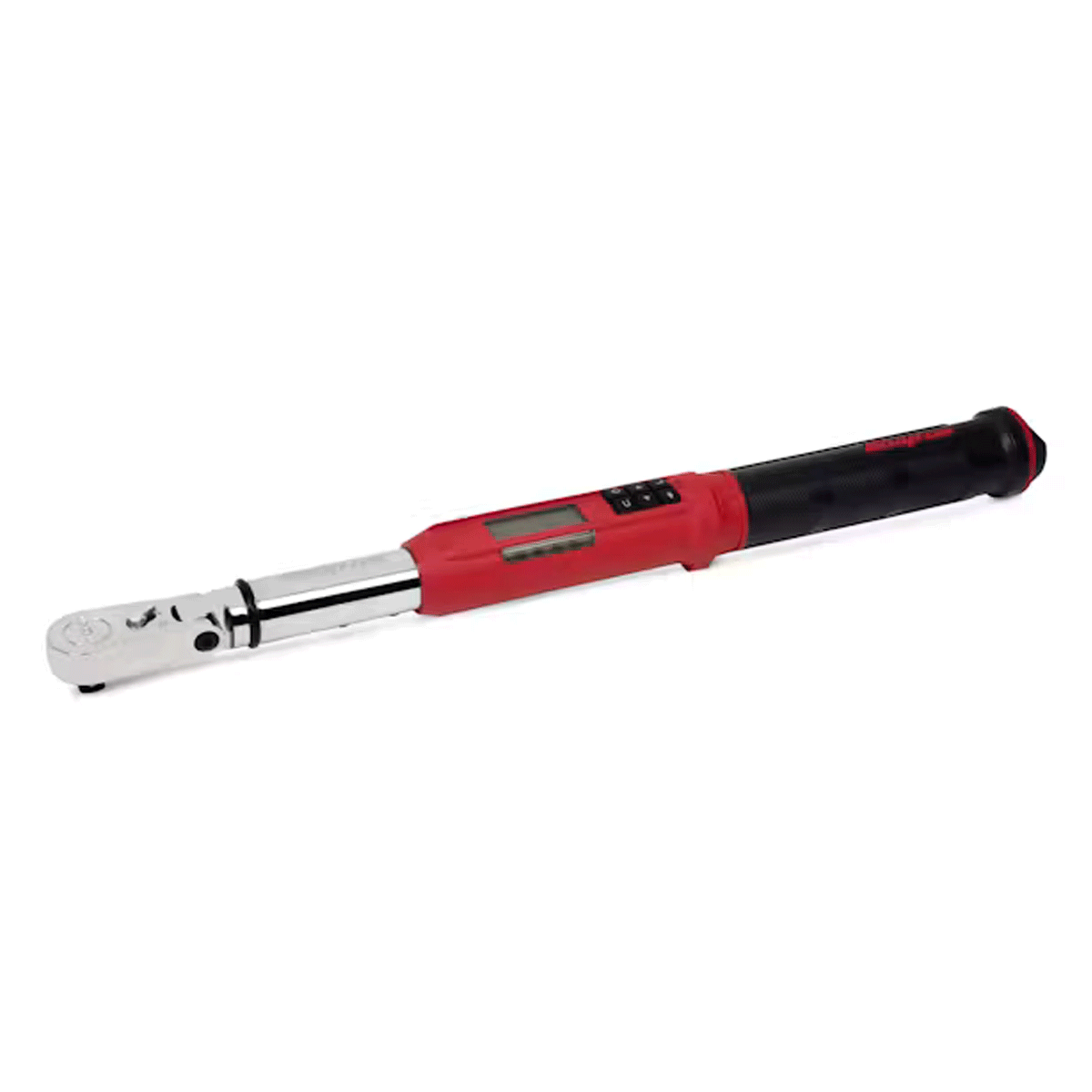 Llave de torque digital Snap-on ATECH2F125RB TechAngle® de cabeza flexible 3/8" color rojo.