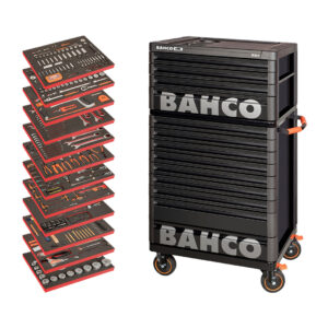 Juego de herramientas en caja rodante de 26", 13 cajones, 560 piezas Bahco
