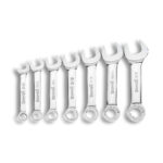 Llavés mixtas cortas, 3/8" a 3/4", 7pz Williams