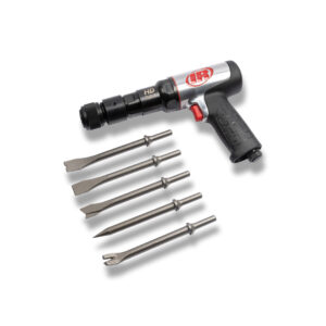 Juego de cincel de 5 piezas con martillo de aire de cambio rápido Ingersoll Rand