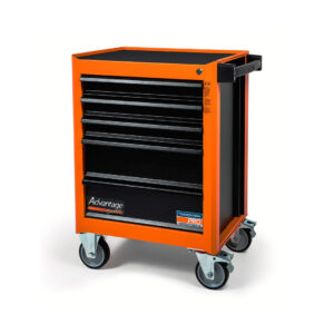 Caja porta herramientas rodante de 5 cajones, 650x460x851mm Tramontina PRO