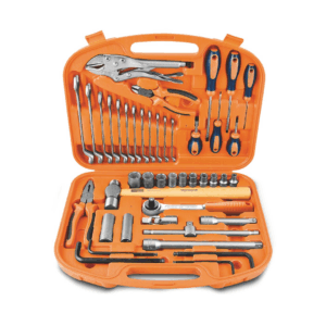 Dados y accesorios m1/2", 8 a 24mm, 6pt, más herramientas, 43pzs Tramontina Pro