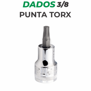 Dados punta torx 3/8