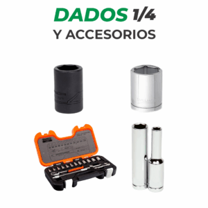 Dados y accesorios mando 1/4