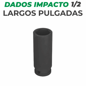 Dados de impacto largos en pulgadas mando 1/2