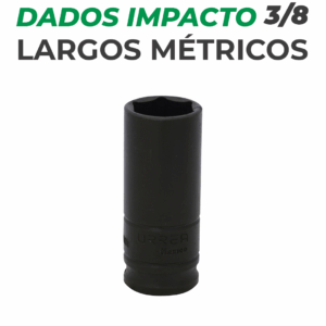 Dados de impacto largos métricos mando 3/8