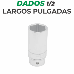 Dados largos en pulgadas 1/2