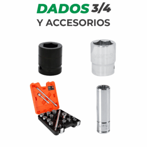 Dados y accesorios mando 3/4
