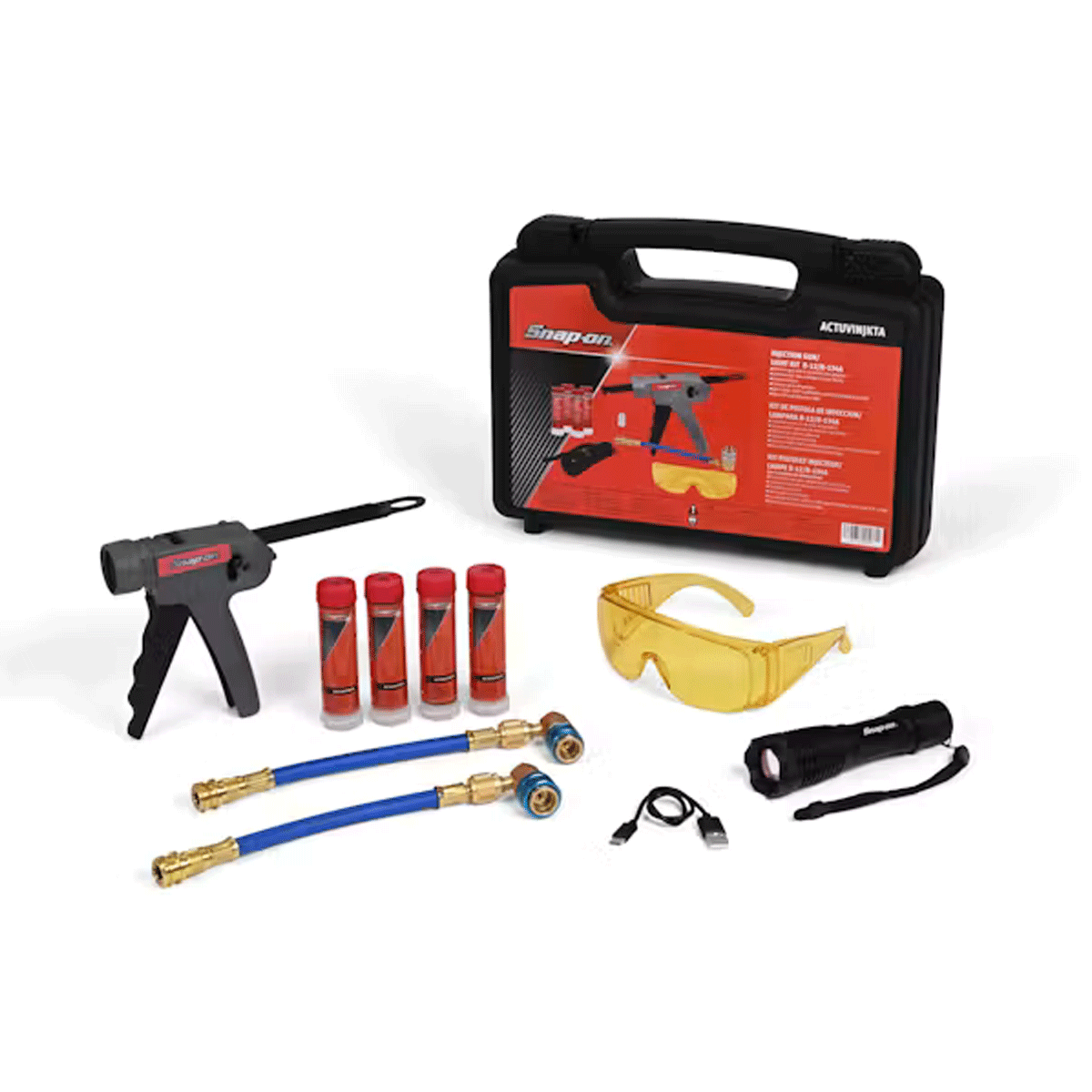 Kit de detección de fugas de aire acondicionado Snap-on ACTUVINJKTB
