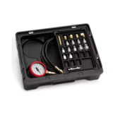 Juego de presión de aceite Snap-on EEPV507 con manómetro de 0 a 100 PSI para diagnóstico de motores diésel y gasolina.
