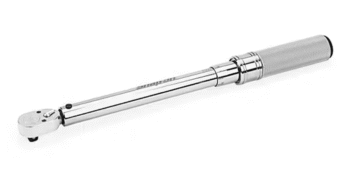 Torquímetro Snap-on QD1RN6B con ratchet fijo de 1/4" y mango micrométrico graduado en N·m