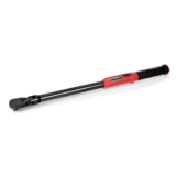 Torquímetro electrónico Snap-on ATECH3F250VR TechAngle de 1/2" con cabeza flexible, rango 12.5–250 ft-lb, color rojo y negro