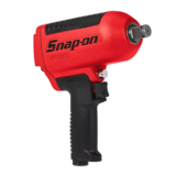 pistola de impacto neumática Snap-on MG1250 de 3/4" para servicio pesado, color roja, con carcasa de magnesio