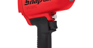 pistola de impacto neumática Snap-on MG1250 de 3/4" para servicio pesado, color roja, con carcasa de magnesio