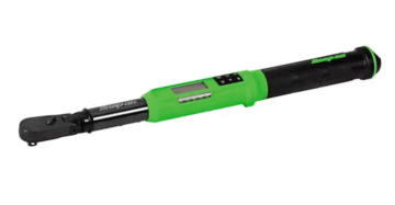 torquimetro verde digital Snap-on TechAngle® ATECH2F125VG de 3/8" con cabeza flexible verde