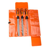 Juego de limas de 8", grano medio, con mango, 3 pzs Bahco