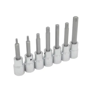 Dados punta Torx M1/2", T20 a T55, 7 pzs Urrea