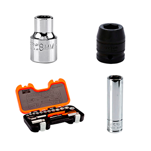 Dados y accesorios mando 3/8