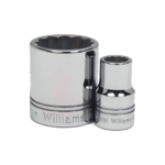 Dado corto mando 1/2" x 27 mm, 12 pt Williams