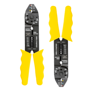 Pinzas peladoras y remachadoras de cables