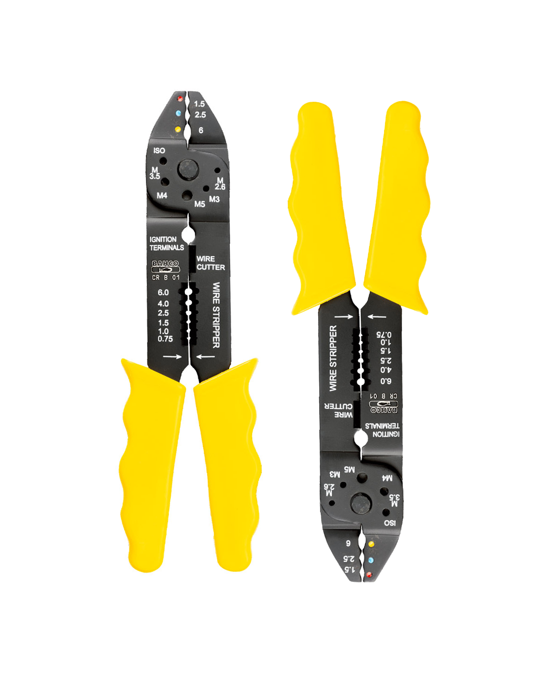 Pinzas peladoras y remachadoras de cables