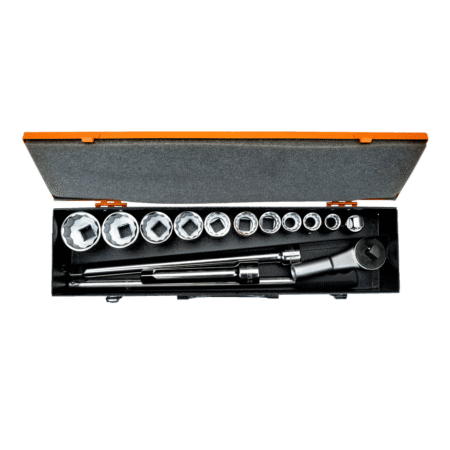 3/4 socket set 24pcs bihex Bahco
