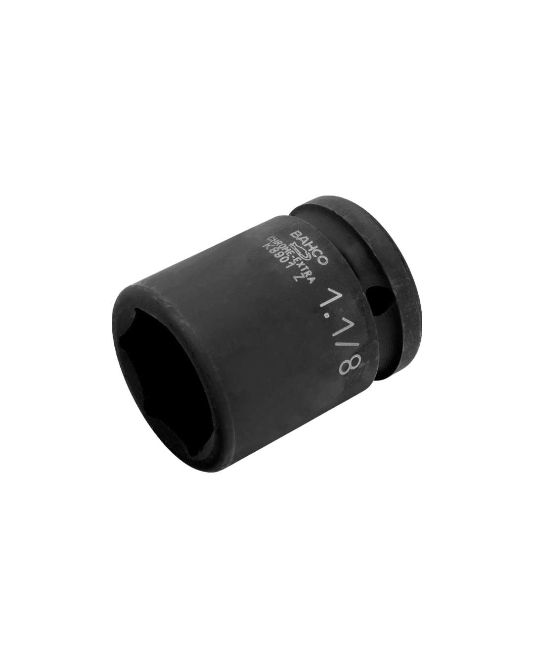 Dado de impacto fosfatado, cuadrado de 3/4" y perfil hexagonal Bahco